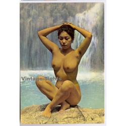 Nude Beach Beauty*8 / Nudism - Pin-up (Vintage PC 1970s)