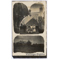 Rhodesia / Zimbabwe: Empandeni Catholic Mision Bulawayo St. Patrick Native (Vintage Photo 1900s/1910s)