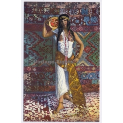 Morocco: Danseues Arabe / Ethnic Nude - Risqué - Rodolphe Neuer (Vintage Postcard ~1910s)