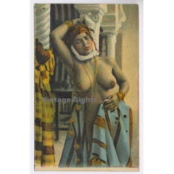 Algeria: Une Femme Arabe / Ethnic Nude - Risqué (Vintage Postcard ~1910s)