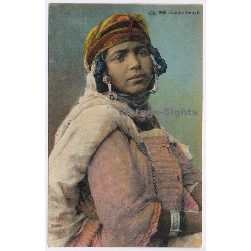 Algeria: Femme Kabyle / Ethnic - Scenes Et Types 1066 (Vintage PC~1910s)
