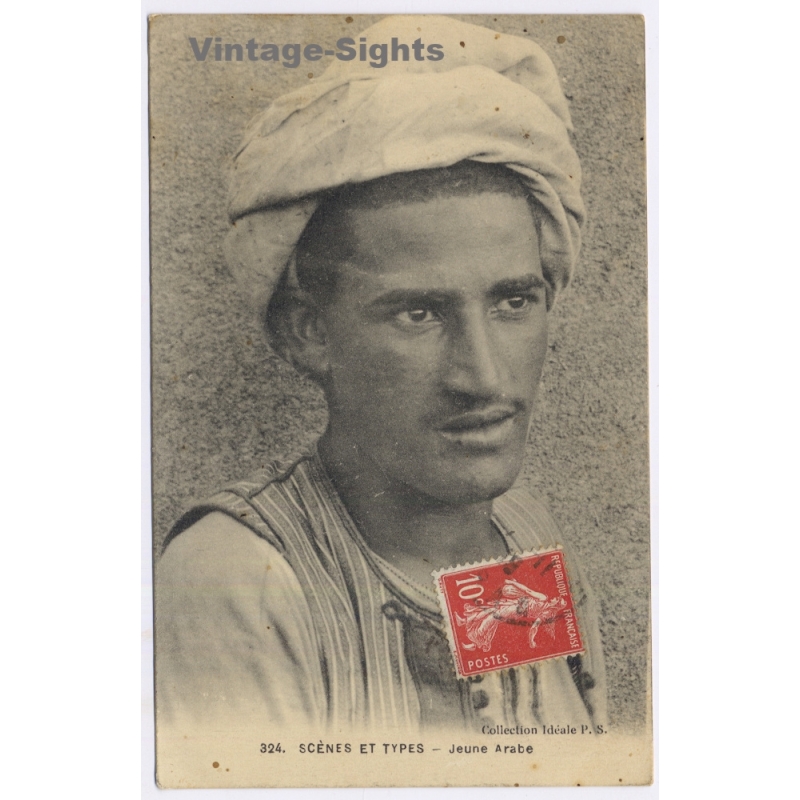 Algeria: Jeune Arabe / Ethnic - Idéale PS (Vintage PC 1919)