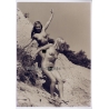 2 Nude Females On Baltic Sea Dune / Nudism (Large Digital Photo 29 x 21 CM ~2000s)