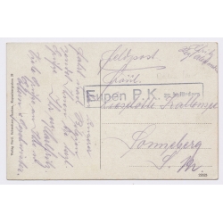Herbesthal / Belgium: Border Bridge Railway Köln Aachen Brüssel Paris Feldpost (Vintage PC 1910s)