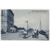 Zadar Zara / Croatia: Riva Vecchia Caffe Al Porto Harbor Ships Locals (Vintage PC 1906)