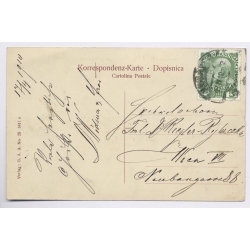 Opatija Abbazia / Croatia: Hotel Stefanie Imperial Park Wechsler Block (Vintage PC 1910)