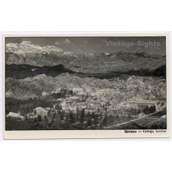 Cetinje / Montenegro: Locven Mountain Panorama View Yugoslavia (Vintage RPPC 1937)