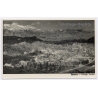 Cetinje / Montenegro: Locven Mountain Panorama View Yugoslavia (Vintage RPPC 1937)