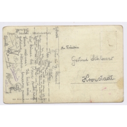 Targu Secuies Kezdivasarhely / Romania: Agrar Bank Street Scene (Vintage PC 1922)