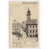 Pécs Fünfkirchen / Hungary: Kiraly Utca Street Pozsony Stamped(Vintage PC 1902)