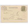 Pécs Fünfkirchen / Hungary: Kiraly Utca Street Pozsony Stamped(Vintage PC 1902)
