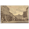 Bjelovar / Croatia: Preradoviceva Ulica Street View Narodna Kavana Cafe (Vintage PC 1905)