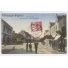 Moson Mosonmagyarovar / Hungary: Obere Hauptgasse Foutca Horse Carriage (Vintage PC 1920s)