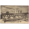 France: Collège de Poligny Refectory Dining Hall Room (Vintage PC ~1900s/1910s)
