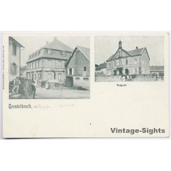 Grendelbruch Alsace / France: Hotel Le Weber Town Hall(Vintage PC 1900s)