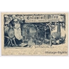 Strasbourg Alsace / France: Estaminet Pifon Münchner Augustinerbräu Beer Monk (Vintage PC 1904)