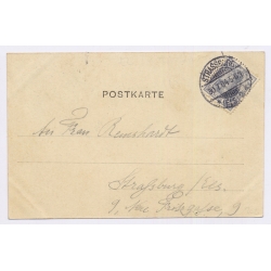 Strasbourg Alsace / France: Estaminet Pifon Münchner Augustinerbräu Beer Monk (Vintage PC 1904)