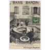 Saint Lauren Les Bains / France: Les Bains Ardeche Hot Spring Source (Vintage PC 1923)