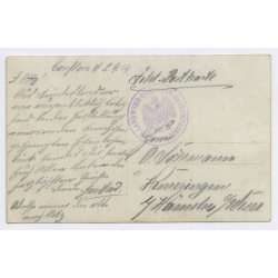 Conflans / France: Bridges Destruction Landwehr Baukompagnie Military Feldpost WWI (Vintage RPPC 1914)