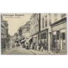 Laigle L'Aigle Orne / France: Rue D Becanne Street Shop Fronts Pow Camp Du Mans Kriegsgefangener (Vintage PC 1917)