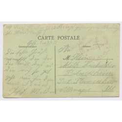 Laigle L'Aigle Orne / France: Rue D Becanne Street Shop Fronts Pow Camp Du Mans Kriegsgefangener (Vintage PC 1917)