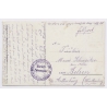 Elfringen / France: Street View Church German Soldiers WWI Feldpost (Vintage PC 1916)