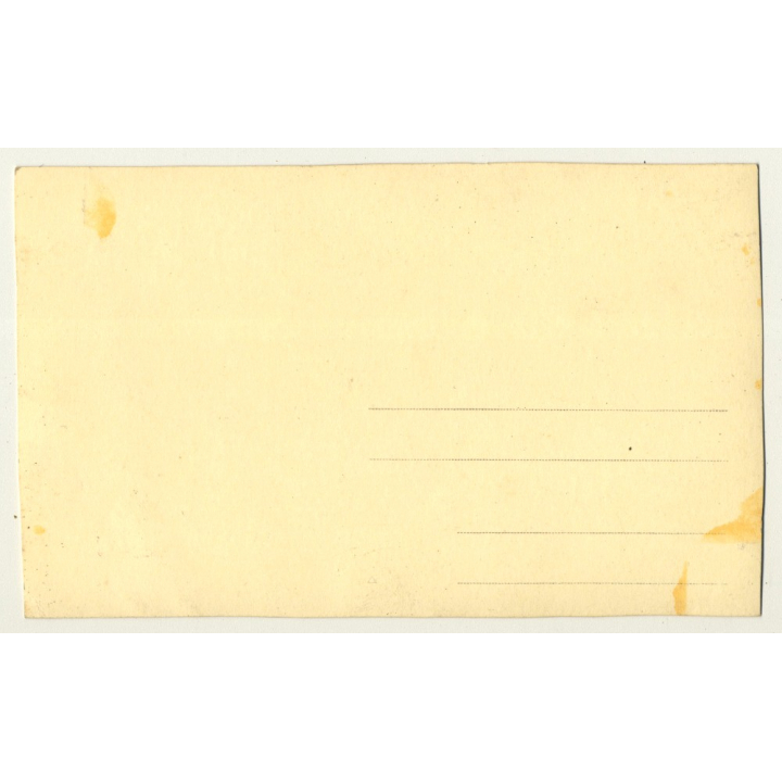 Congo-Belge: Portrait Of Indigenous Man / Hairstyle (Vintage RPPC ~1930s)