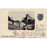 Germany: Gruss Aus Meersburg Bodensee Embossed Coat Of Arms (Vintage PC 1904)