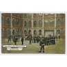 Leipzig: Karl Krause Machine Factory Fire Brigade Feuerwehr Firemen Drill (Vintage PC 1900s/1910s)