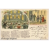 Judaica: Borkum Lied Antisemitc Caricature (Vintage PC Litho 1902)