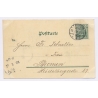 Judaica: Borkum Lied Antisemitc Caricature (Vintage PC Litho 1902)