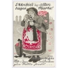Philatelic Satire: Abschied Der Alten Bayer Marke Bayern Stamp (Vintage PC 1920)