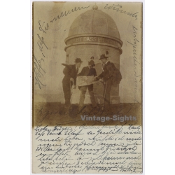 Radolfzell / Bodensee: Hikers Mettnau Türmle Scheffel Postmarked Kempten (Vintage RPPC 1902)