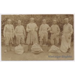 WWI German Military: Entlausungs Gesellschaft Field Hospital Lazarett Sanitäter (Vintage RPPC 1916)