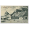 Aiud Nagyenyed / Romania: Piata Principala Main Square Shop Signs (Vintage PC 1930)