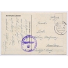 Slovenia WW2: Bohini Wocheiner See - V Hodnik - Militär Dienststempel Veldes Bled (Vintage PC 1941)