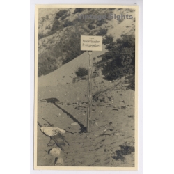 GDR - East Germany: Zum Nacktbaden Freigegeben FKK Nudism (Vintage RPPC ~1950s/1960s)