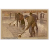 Paul Hey: Frühlingsahnung Street Sweepers Münchner Künstlerkarten (Vintage PC ~1910s)