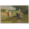 Paul Hey: In Der Sommerfrische Picnic Family (Vintage PC ~1910s)