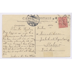 Le Havre / France: Boulevard Maritime Electric Tramway - Swedish Ship Mail (Vintage PC 1908)