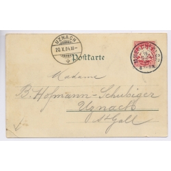 Paul Hey: München Ludwigstrasse Feldherrenhalle Tramway (Vintage PC 1904)