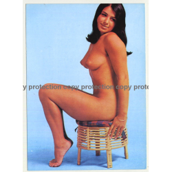 Nude Showgirl Wanda / Akt-Studio X - Kurfürstendamm (Vintage PC Berlin 1960s)