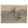 Congo-Belge: Indigenous Mine Workers / Bogoro (Vintage Photo B/W ~1930s)