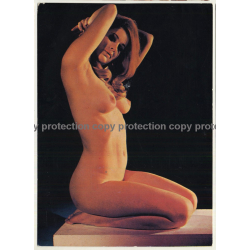 Nude Showgirl Marilyn / Akt-Studio X - Kurfürstendamm (Vintage PC Berlin 1960s)