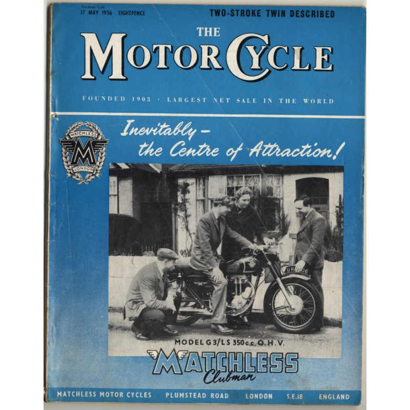 The Motor Cycle / 17 May 1956 (Vintage UK Bike Magazin)
