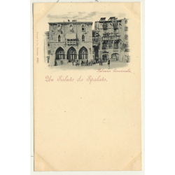 Spalato - Split / Croatia: Palazzo Communale (Vintage Postcard Stengel & Co Dresden)