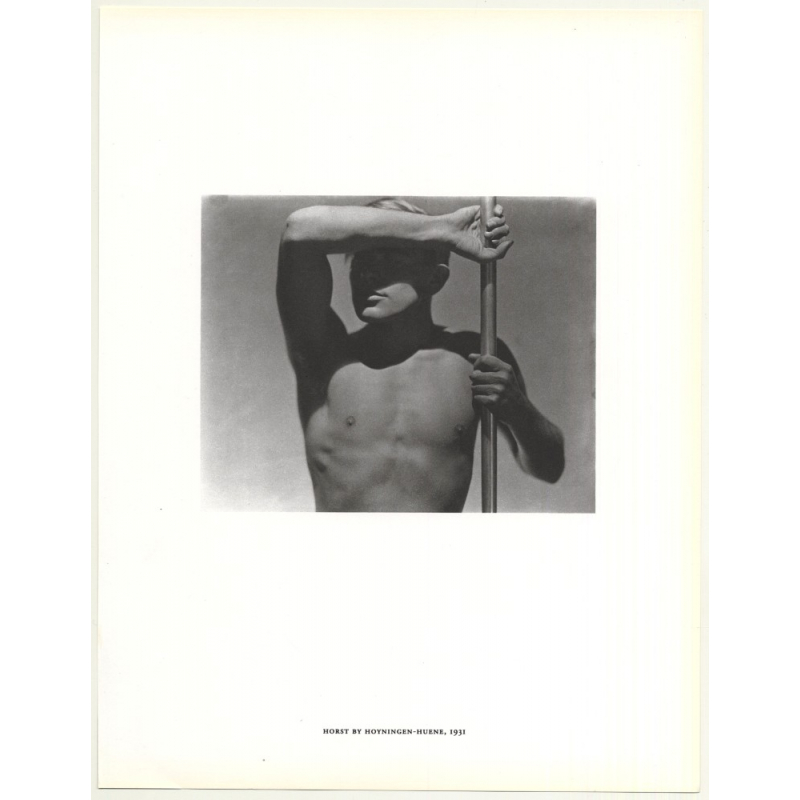 Horst By Hoyningen-Huene, 1931 / Gay INT (1992 Sheet From Book: Form Horst) Horst By Hoyningen-Huene, 1931 / Gay INT (1992 Sheet From Book: Form Horst)