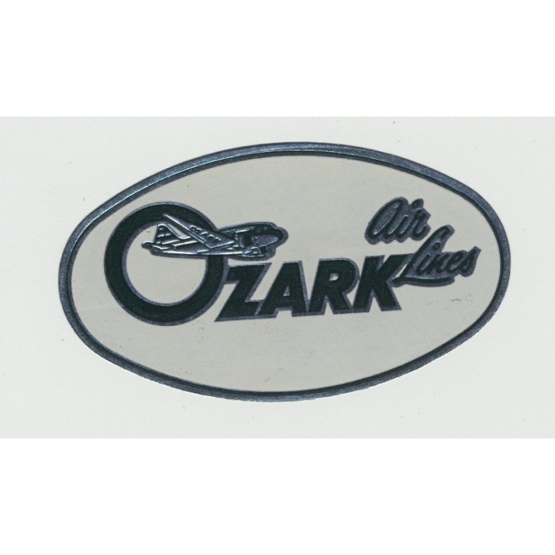 Ozark Airlines (Vintage Luggage Label 1950s) Ozark Airlines (Vintage Luggage Label 1950s)