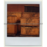 Photo Art: Wooden Shipping Crates I (Vintage Polaroid SX-70 1980s)