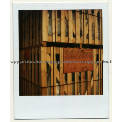Photo Art: Wooden Shipping Crates III (Vintage Polaroid SX-70 1980s)